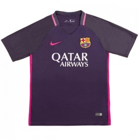 Barcelona Messi 10 2016-17 Retro Vieras - Jalkapallo Pelipaidat (S/S)