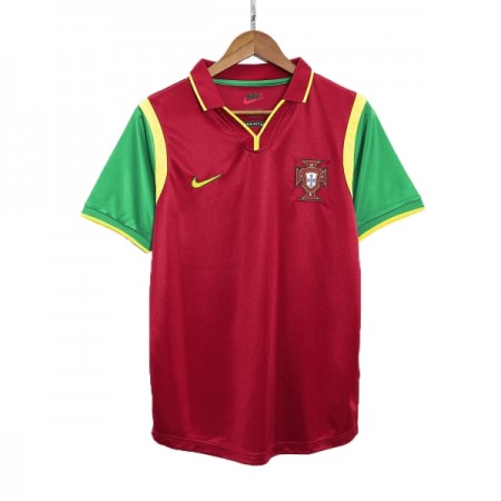 Portugali Retro Koti 1998 - Jalkapallo Pelipaidat (S/S)
