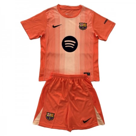 FC Barcelona Maalivahti Lasten Oranssi 2025-26 - Jalkapallo Pelipaidat (S/S) FC Barcelona Maalivahti Lasten Oranssi 2025-26 - Jalkapallo Pelipaidat (S/S)
