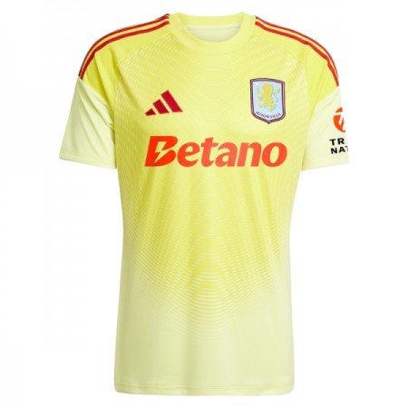 Aston Villa Maalivahti Keltainen 2025-26 - Jalkapallo Pelipaidat (S/S)
