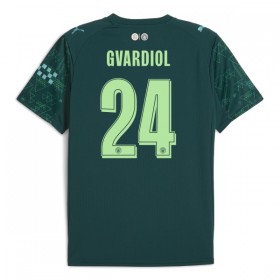 Manchester City Gvardiol 24 EA Sport Neljäs 2025-26 - Jalkapallo Pelipaidat (S/S)