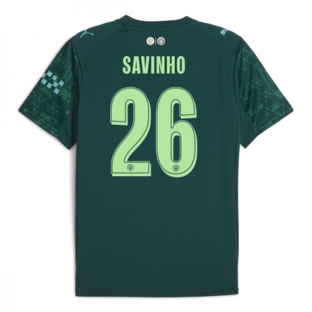 Manchester City Savinho 26 EA Sport Neljäs 2025-26 - Jalkapallo Pelipaidat (S/S)