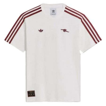 Arsenal Terrace Icons Valkoinen 2025-26 - Jalkapallo Pelipaidat (S/S)