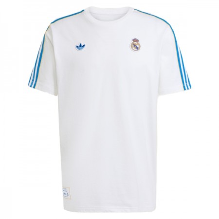 Real Madrid Terrace Icons Valkoinen 2025-26 - Jalkapallo Pelipaidat (S/S)