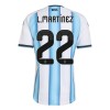 Argentiina Lautaro Martinez 22 Koti Mm-Kisat 2026 - Jalkapallo Pelipaidat (S/S)