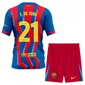 FC Barcelona Frenkie de Jong 21 Lasten Neljäs 2025-26 - Jalkapallo Pelipaidat (S/S)