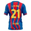 FC Barcelona Frenkie de Jong 21 Lasten Neljäs 2025-26 - Jalkapallo Pelipaidat (S/S)