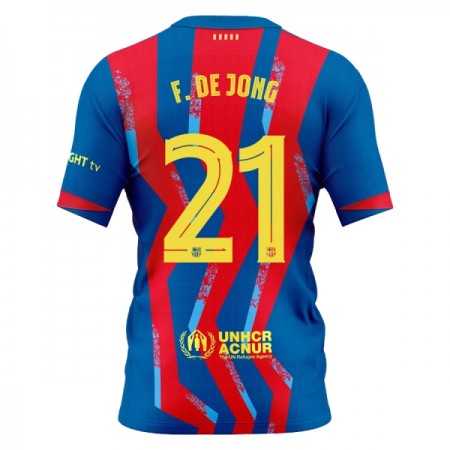 FC Barcelona Frenkie de Jong 21 Neljäs 2025-26 - Jalkapallo Pelipaidat (S/S)