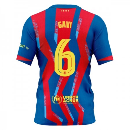 FC Barcelona Gavi 6 Neljäs 2025-26 - Jalkapallo Pelipaidat (S/S)