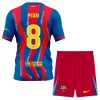 FC Barcelona Pedri 8 Lasten Neljäs 2025-26 - Jalkapallo Pelipaidat (S/S)