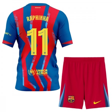 FC Barcelona Raphinha 11 Lasten Neljäs 2025-26 - Jalkapallo Pelipaidat (S/S) FC Barcelona Raphinha 11 Lasten Neljäs 2025-26 - Jalkapallo Pelipaidat (S/S)