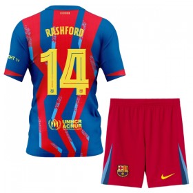 FC Barcelona Rashford 14 Lasten Neljäs 2025-26 - Jalkapallo Pelipaidat (S/S)