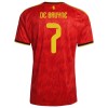 Belgia De Bruyne 7 Koti Mm-Kisat 2026 - Jalkapallo Pelipaidat (S/S)