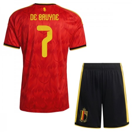 Belgia De Bruyne 7 Lasten Koti Mm-Kisat 2026 - Jalkapallo Pelipaidat (S/S) Belgia De Bruyne 7 Lasten Koti Mm-Kisat 2026 - Jalkapallo Pelipaidat (S/S)