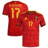 Belgia De Ketelaere 17 Koti Mm-Kisat 2026 - Jalkapallo Pelipaidat (S/S)