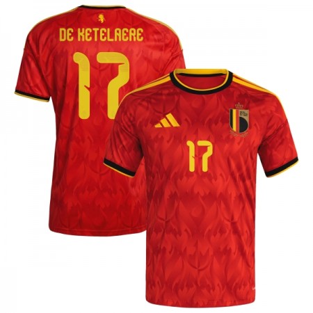 Belgia De Ketelaere 17 Koti Mm-Kisat 2026 - Jalkapallo Pelipaidat (S/S)