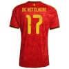 Belgia De Ketelaere 17 Koti Mm-Kisat 2026 - Jalkapallo Pelipaidat (S/S)