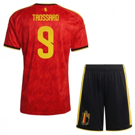 Belgia Trossard 9 Lasten Koti Mm-Kisat 2026 - Jalkapallo Pelipaidat (S/S) Belgia Trossard 9 Lasten Koti Mm-Kisat 2026 - Jalkapallo Pelipaidat (S/S)