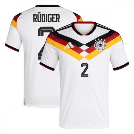 Saksa Rudiger 2 Koti Mm-Kisat 2026 - Jalkapallo Pelipaidat (S/S) Saksa Rudiger 2 Koti Mm-Kisat 2026 - Jalkapallo Pelipaidat (S/S)