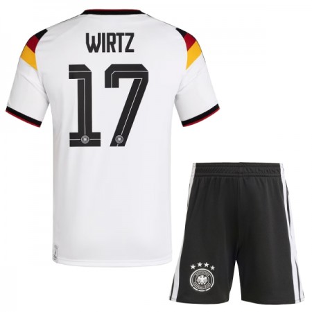 Saksa Wirtz 17 Lasten Koti Mm-Kisat 2026 - Jalkapallo Pelipaidat (S/S) Saksa Wirtz 17 Lasten Koti Mm-Kisat 2026 - Jalkapallo Pelipaidat (S/S)