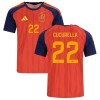 Espanja Cucurella 22 Koti Mm-Kisat 2026 - Jalkapallo Pelipaidat (S/S)