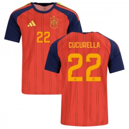 Espanja Cucurella 22 Koti Mm-Kisat 2026 - Jalkapallo Pelipaidat (S/S)