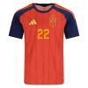Espanja Cucurella 22 Koti Mm-Kisat 2026 - Jalkapallo Pelipaidat (S/S)
