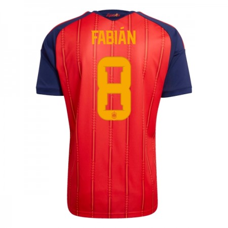 Espanja Fabian 8 Koti Mm-Kisat 2026 - Jalkapallo Pelipaidat (S/S) Espanja Fabian 8 Koti Mm-Kisat 2026 - Jalkapallo Pelipaidat (S/S)
