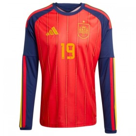 Espanja Lamine Yamal 19 Koti Mm-Kisat 2026 - Jalkapallo Pelipaidat (L/S)