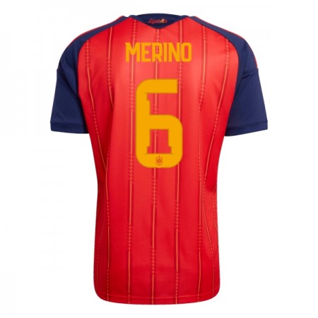 Espanja Merino 6 Koti Mm-Kisat 2026 - Jalkapallo Pelipaidat (S/S)