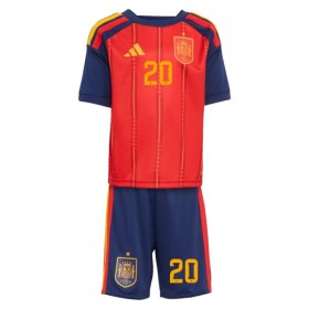 Espanja Pedri 20 Lasten Koti Mm-Kisat 2026 - Jalkapallo Pelipaidat (S/S)