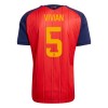 Espanja Vivian 5 Koti Mm-Kisat 2026 - Jalkapallo Pelipaidat (S/S) Espanja Vivian 5 Koti Mm-Kisat 2026 - Jalkapallo Pelipaidat (S/S)
