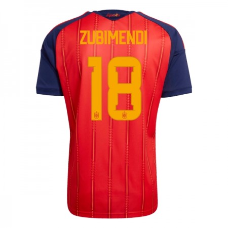 Espanja ZUBIMENDI 18 Koti Mm-Kisat 2026 - Jalkapallo Pelipaidat (S/S)