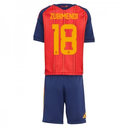 Espanja ZUBIMENDI 18 Lasten Koti Mm-Kisat 2026 - Jalkapallo Pelipaidat (S/S) Espanja ZUBIMENDI 18 Lasten Koti Mm-Kisat 2026 - Jalkapallo Pelipaidat (S/S)