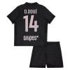 Paris Saint-Germain D. Doue 14 Jordan Lasten Neljäs 2025-26 - Jalkapallo Pelipaidat (S/S)
