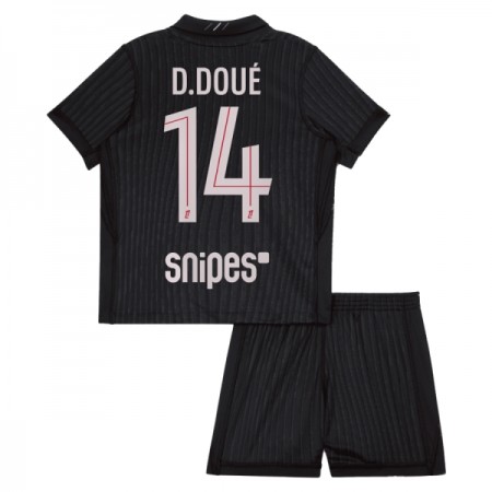 Paris Saint-Germain D. Doue 14 Jordan Lasten Neljäs 2025-26 - Jalkapallo Pelipaidat (S/S)