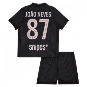 Paris Saint-Germain Joao Neves 87 Jordan Lasten Neljäs 2025-26 - Jalkapallo Pelipaidat (S/S)