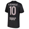 Paris Saint-Germain O. Dembele 10 Jordan Neljäs 2025-26 - Jalkapallo Pelipaidat (S/S)