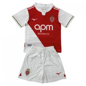 AS Monaco Lasten Koti 2025-26 - Jalkapallo Pelipaidat (S/S)