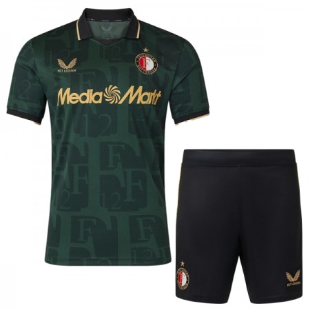 Feyenoord Rotterdam Lasten Neljäs 2025-26 - Jalkapallo Pelipaidat (S/S)
