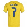 Kolumbia Luis Diaz 7 Koti Mm-Kisat 2026 - Jalkapallo Pelipaidat (S/S) Kolumbia Luis Diaz 7 Koti Mm-Kisat 2026 - Jalkapallo Pelipaidat (S/S)
