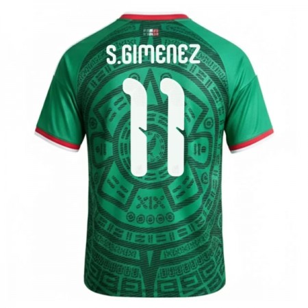Meksiko S.Gimenez 11 Koti Mm-Kisat 2026 - Jalkapallo Pelipaidat (S/S) Meksiko S.Gimenez 11 Koti Mm-Kisat 2026 - Jalkapallo Pelipaidat (S/S)