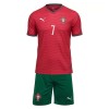 Portugali Ronaldo 7 Lasten Koti Mm-Kisat 2026 - Jalkapallo Pelipaidat (S/S)