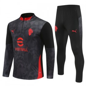 AC Milan Training Huppari Quarter-Zip Musta 2025-26