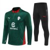 AC Milan Training Huppari Quarter-Zip Vihreä 2025-26