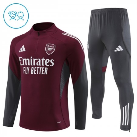Arsenal Lasten Training Huppari Quarter-Zip Punainen 2025-26 Arsenal Lasten Training Huppari Quarter-Zip Punainen 2025-26