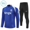 Chelsea Lasten Training Huppari Quarter-Zip Sininen 2025-26 Chelsea Lasten Training Huppari Quarter-Zip Sininen 2025-26