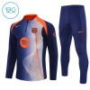 FC Barcelona Lasten Training Huppari Quarter-Zip Sininen 2025-26 FC Barcelona Lasten Training Huppari Quarter-Zip Sininen 2025-26