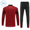 Feyenoord Rotterdam Lasten Training Huppari Quarter-Zip Punainen 2025-26