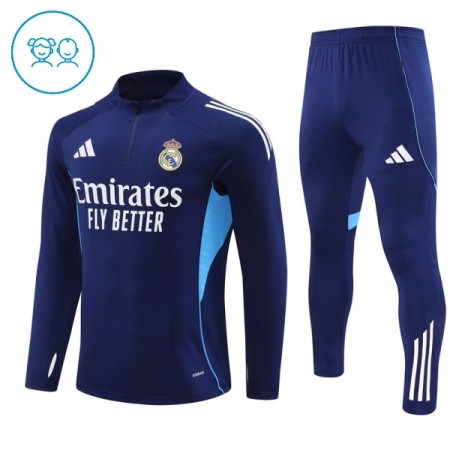Real Madrid Lasten Training Huppari Quarter-Zip laivaston 2025-26